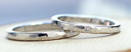 プラチナ950の手作り結婚指輪