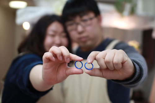 結婚指輪のワックス原型完成